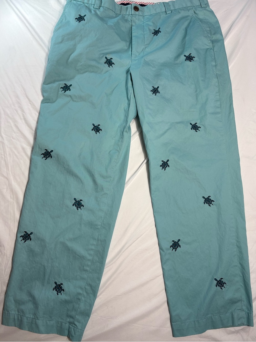 Rare Brooks Brothers Clark Chino Sea turtle 38x30 (waist 36) men’s pants in aqua